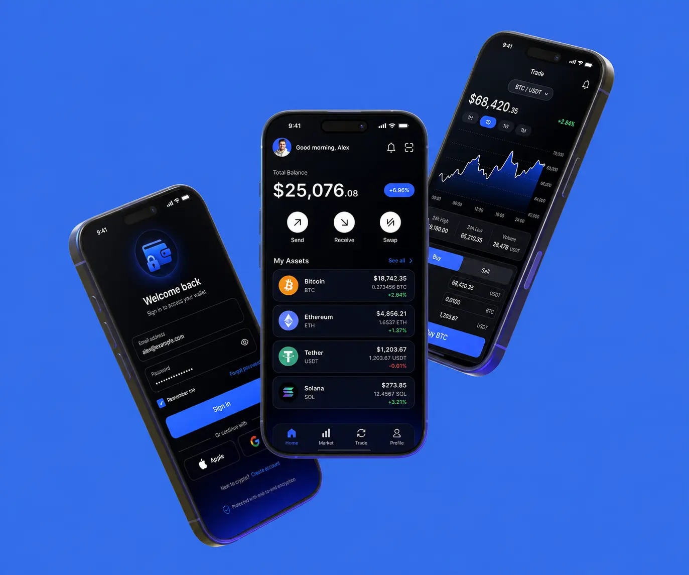 AI crypto wallet app